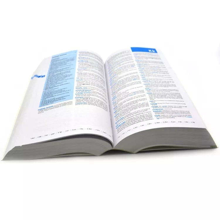 Dịch vụ in offset từ điển Giấy bìa cứng Giấy nghệ thuật Màu Cmyk
