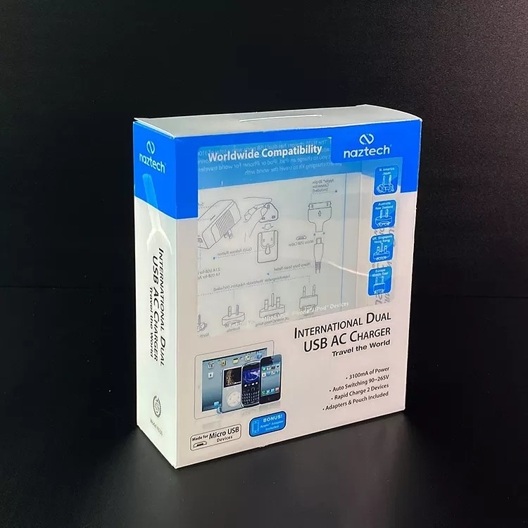 Hộp đựng vỉ pin tùy chỉnh Bao bì vỉ nhựa PVC