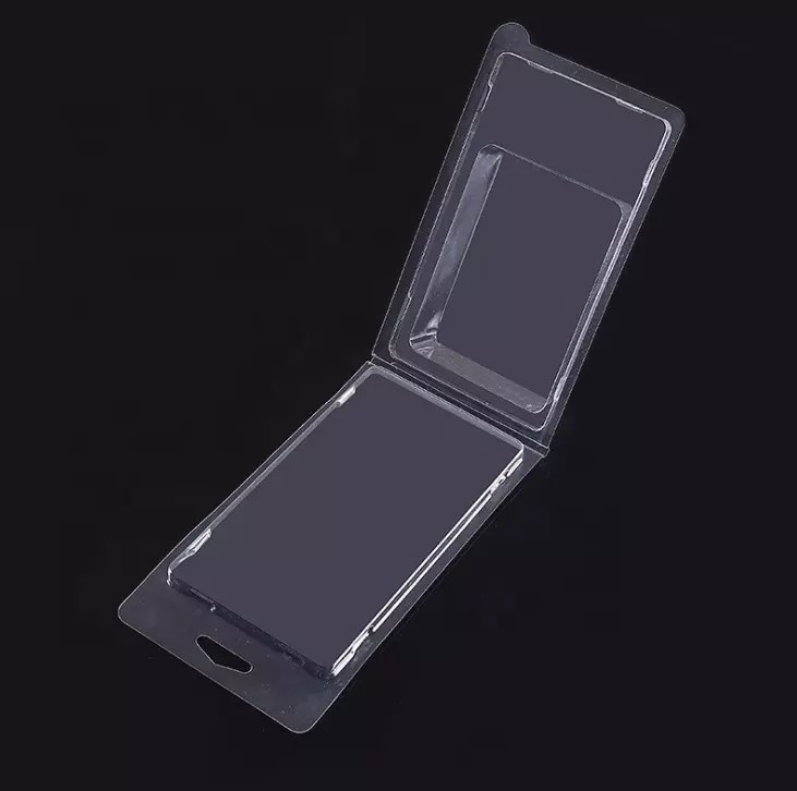Oem Móc treo bằng nhựa Hộp đựng vỏ sò trong suốt cho trường hợp điện thoại
