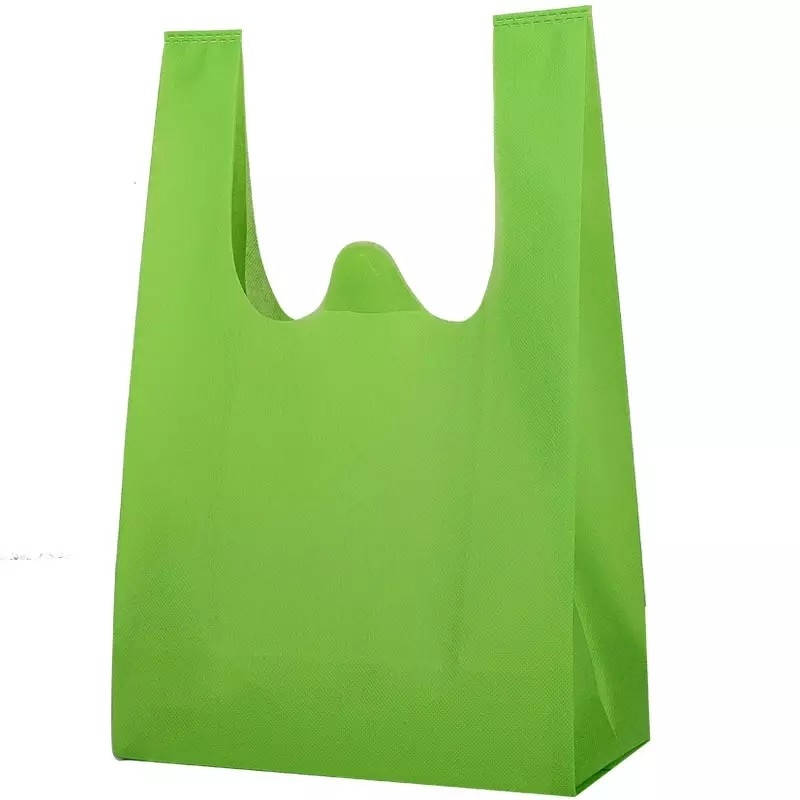 Túi không dệt có thể tái sử dụng Die Cut Thân thiện với môi trường Màu tùy chỉnh