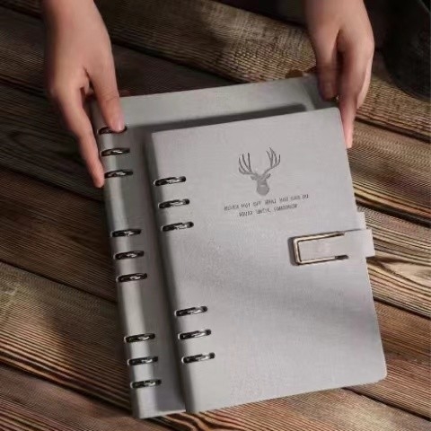 Da 14,3cm x 21,5cm Sổ tay in công ty A5 giấy ghi chú in tùy chỉnh